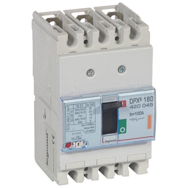 АП 3P 100A 25kA TM - Legrand DPX3 160 420045
