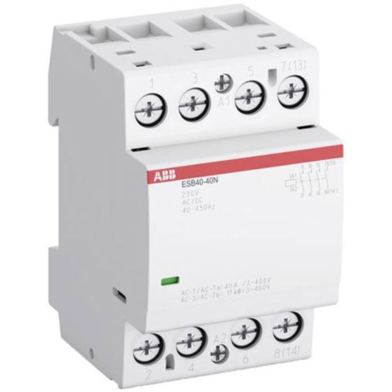 Модулен контактор 40A 4NO 230VAC - ABB ESB40 1SAE341111R0640
