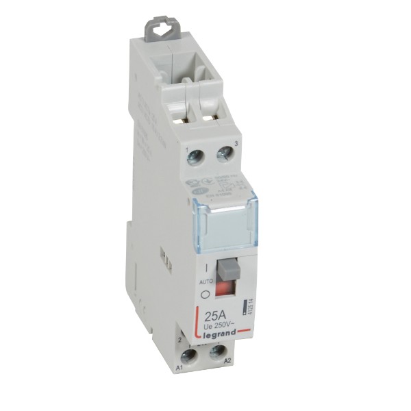 Модулен контактор 25A 2NO 24VAC с ръкохватка - Legrand CX3 412514