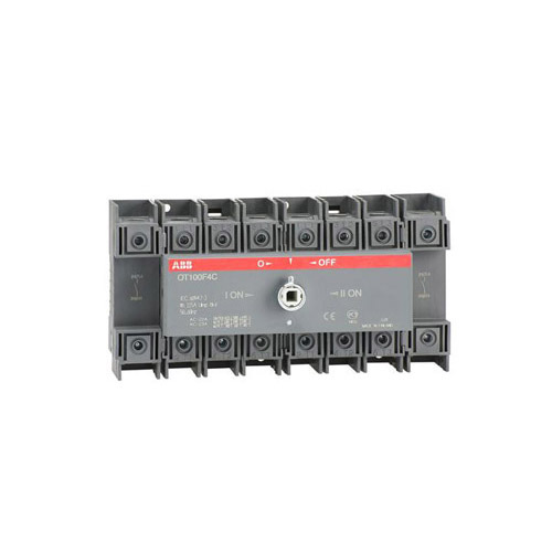 Трипозиционен превключвател 3P+N 100A - ABB OT100F4C 1SCA105019R1001