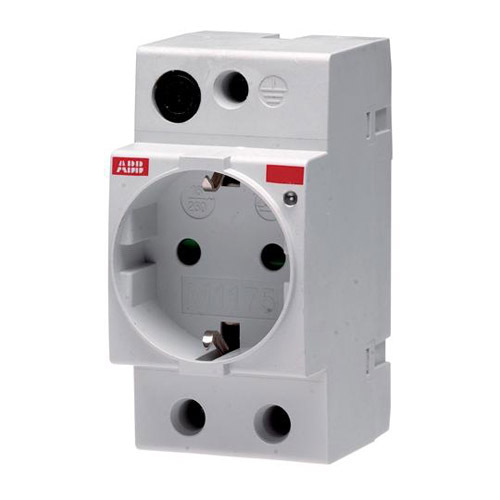 DIN Контакт шуко 2P+E - ABB M1175 2CSM210000R0721