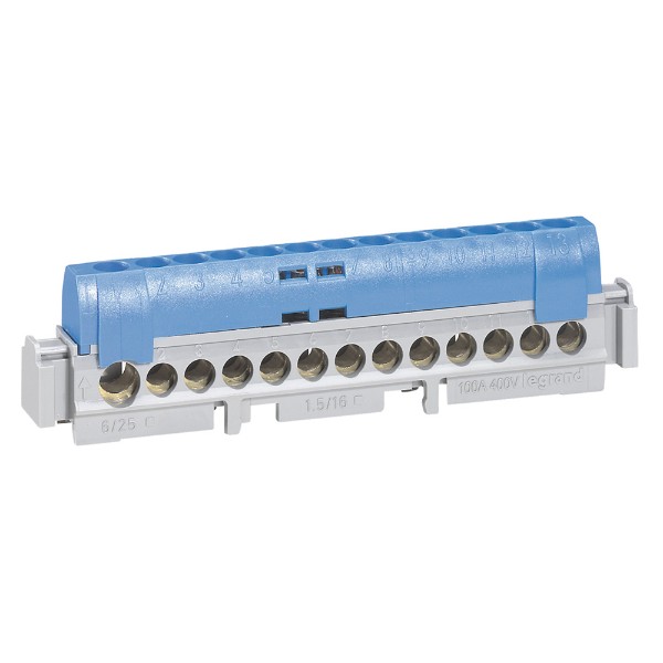 Клемен блок 12x16mm2 нула - Legrand Viking 4844