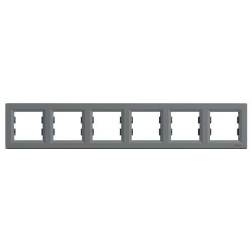 Рамка 6х Стомана - SCHNEIDER ELECTRIC Asfora EPH5800662