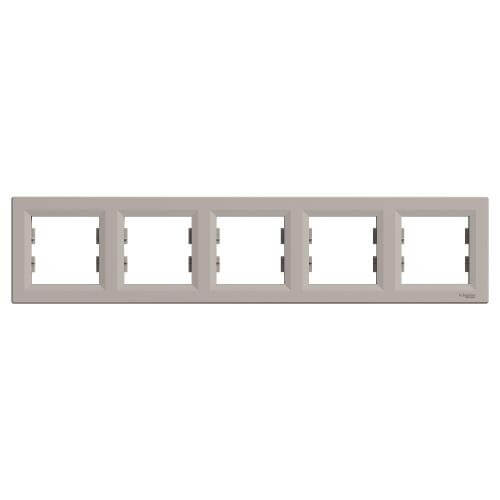 Рамка 5х Бронз - SCHNEIDER ELECTRIC Asfora EPH5800569