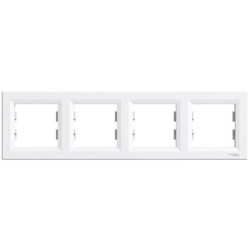Рамка 4х  Бяла - SCHNEIDER ELECTRIC Asfora EPH5800421