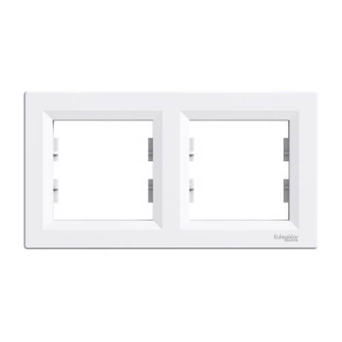 Рамка 2х  Бяла - SCHNEIDER ELECTRIC Asfora EPH5800221