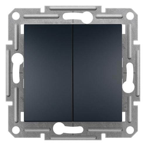 Сериен ключ 10А  без рамка Антрацит - SCHNEIDER ELECTRIC Asfora EPH0300171