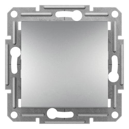 Еднополюсен ключ 10А  без рамка Алуминий - SCHNEIDER ELECTRIC Asfora EPH0100161