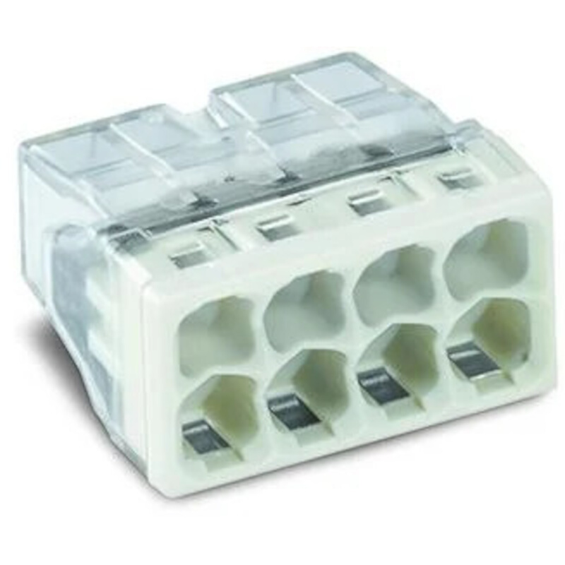 Бърза връзка Compact, за твърд проводник от 0,5 до 2,5 mm² - 8-ца - Wago Compact 2273-208