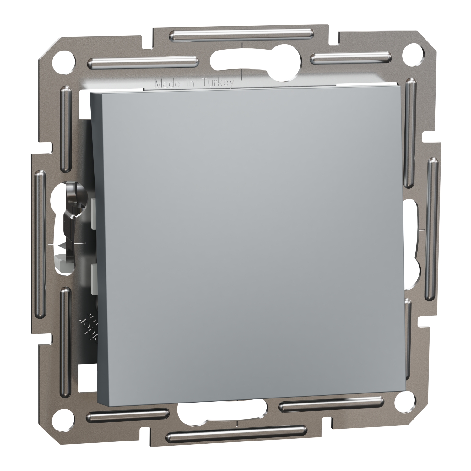 Кръстат ключ 10A без рамка Стомана - SCHNEIDER ELECTRIC Asfora EPH0500162