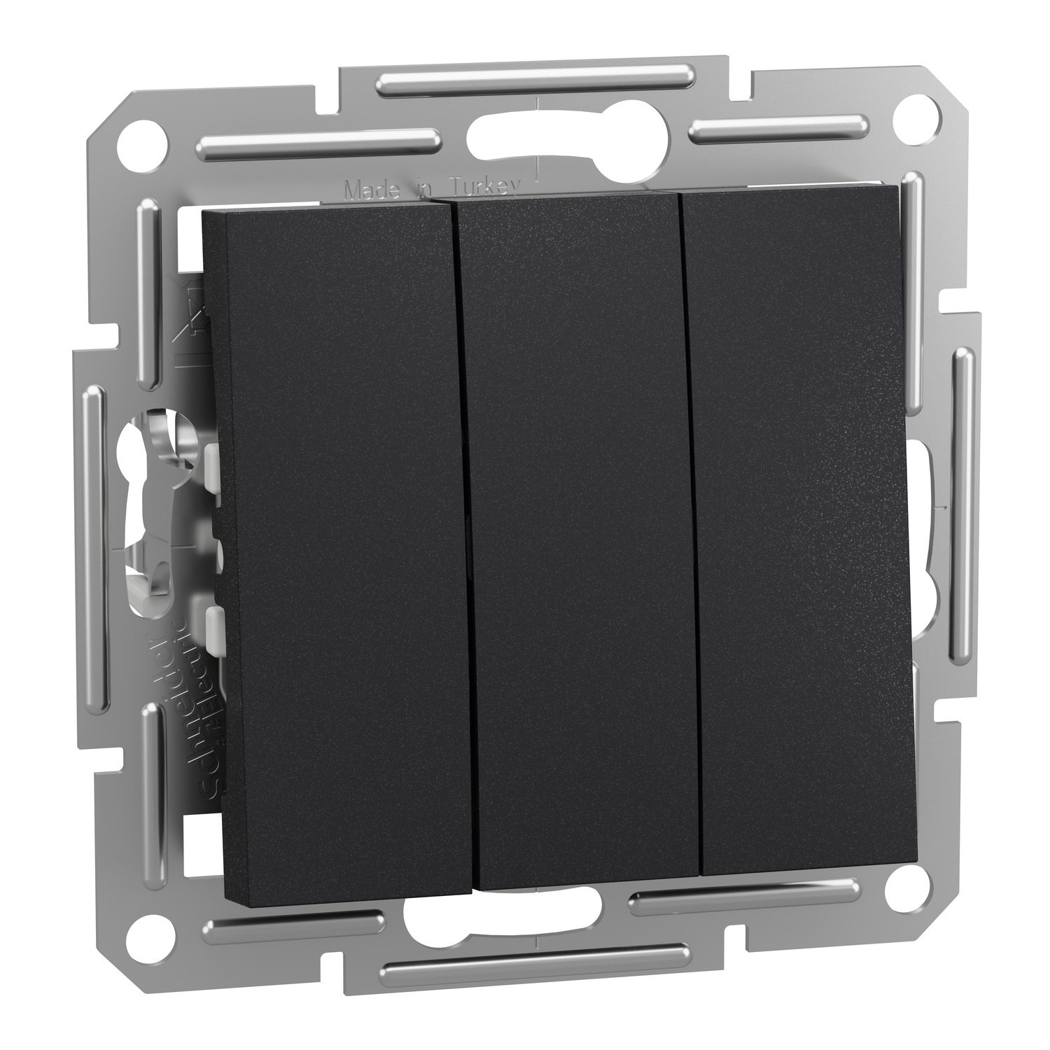 Троен ключ 10А без рамка Антрацит - SCHNEIDER ELECTRIC Asfora EPH2100171