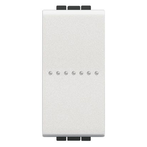 Ключ девиаторен аксиален 1М Бял - bticino Livinglight N4053AN