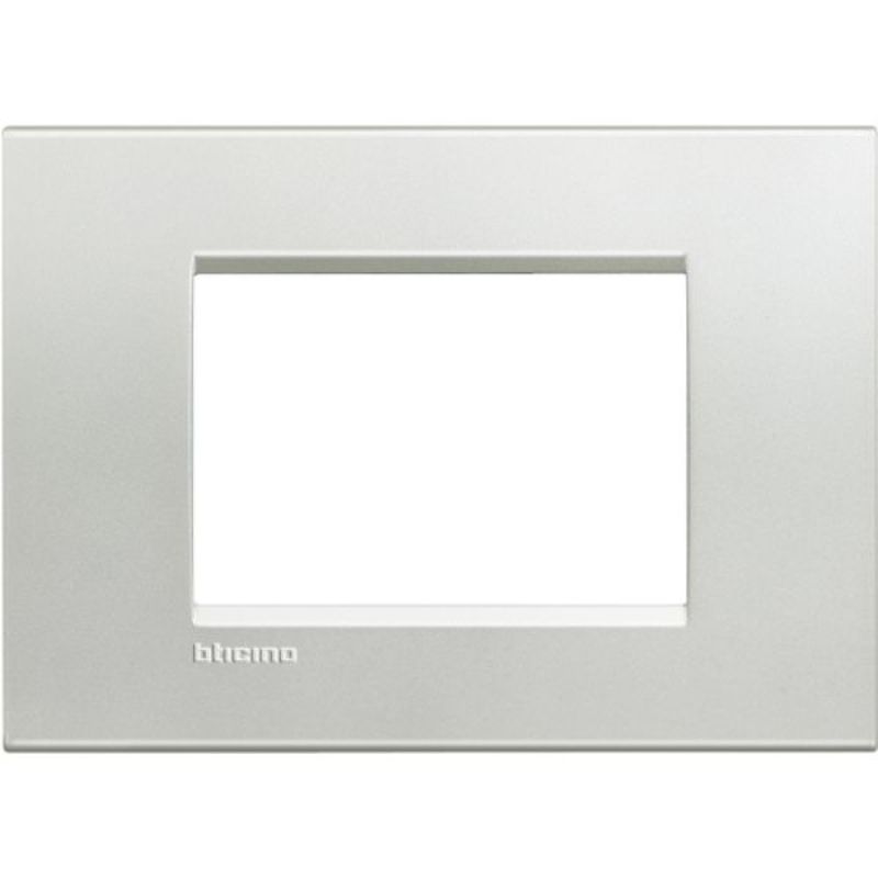 Рамка 3М Square Silver (AG) - bticino Livinglight LNA4803AG