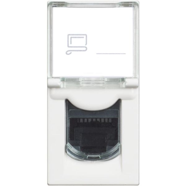 Розетка 1xRJ45 Cat. 5e UTP 1М Бял /блистер/ - bticino Classia RW4279C5E