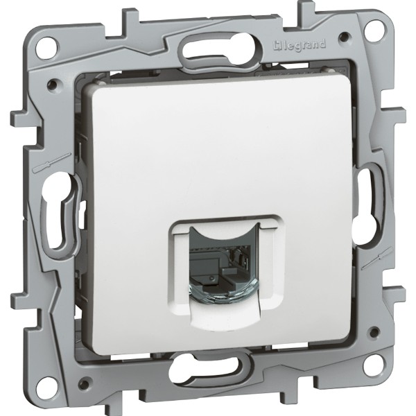 Розетка 1xRJ45 Cat. 6 FTP Бял /до изчерпване/ - Legrand Niloe 664777