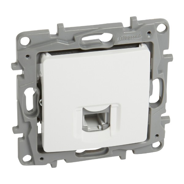 Розетка телефонна 1xRJ11 Бял - Legrand Niloe 764569