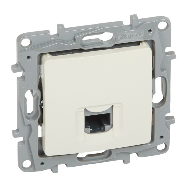 Розетка 1xRJ45 Cat. 5e UTP Крем - Legrand Niloe 764671