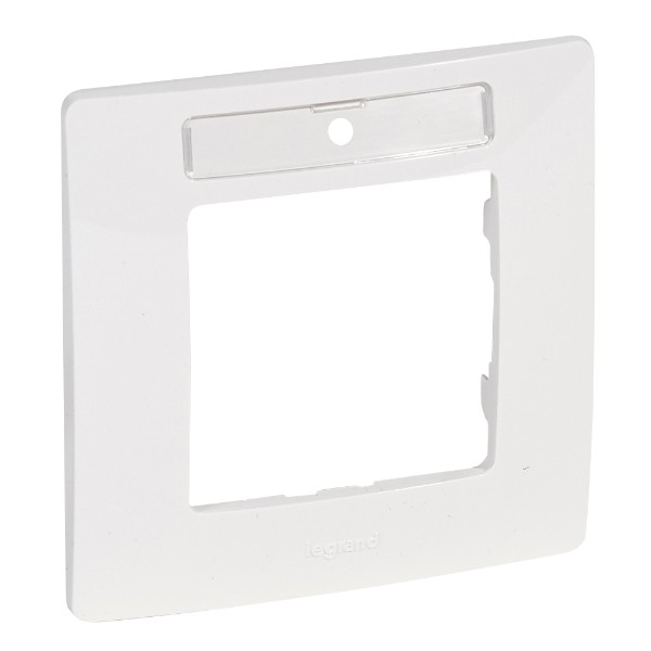 Рамка 1x с място за етикет Бял - Legrand Niloe 665006