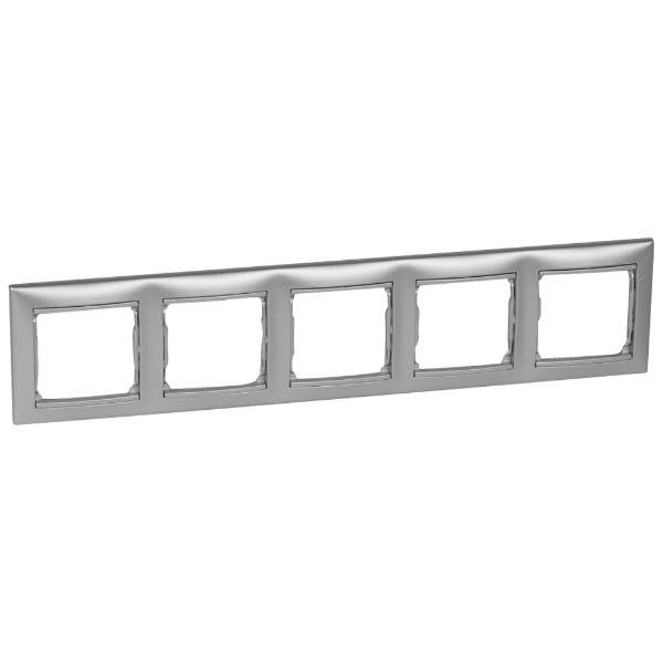 Рамка 5х Алуминий - Legrand Valena 770155