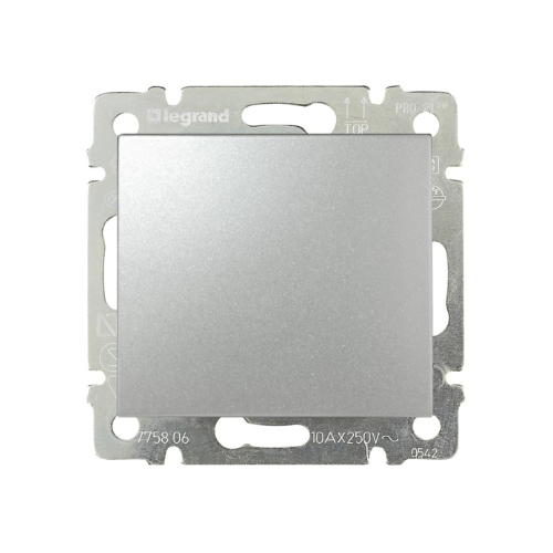 Блистер Valena Девиаторен ключ 10A 250V Алуминий - Legrand Valena 692456