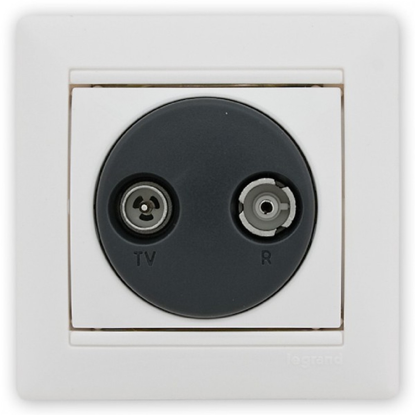 Блистер Valena Розетка TV+FM 862 MHz Бял с рамка - Legrand Valena 692711
