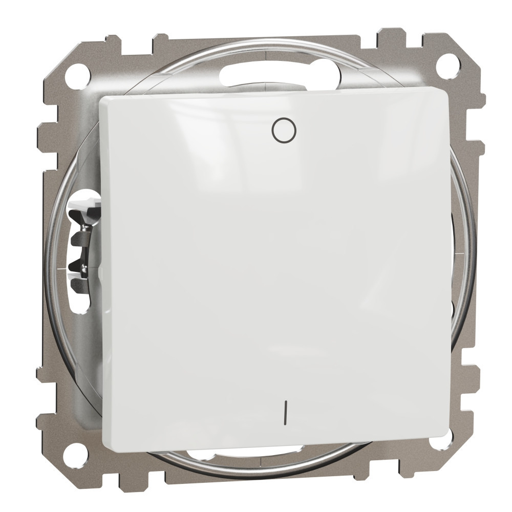 Двуполюсен ключ 16A I/O Бял  - SCHNEIDER ELECTRIC Sedna Design SDD111162