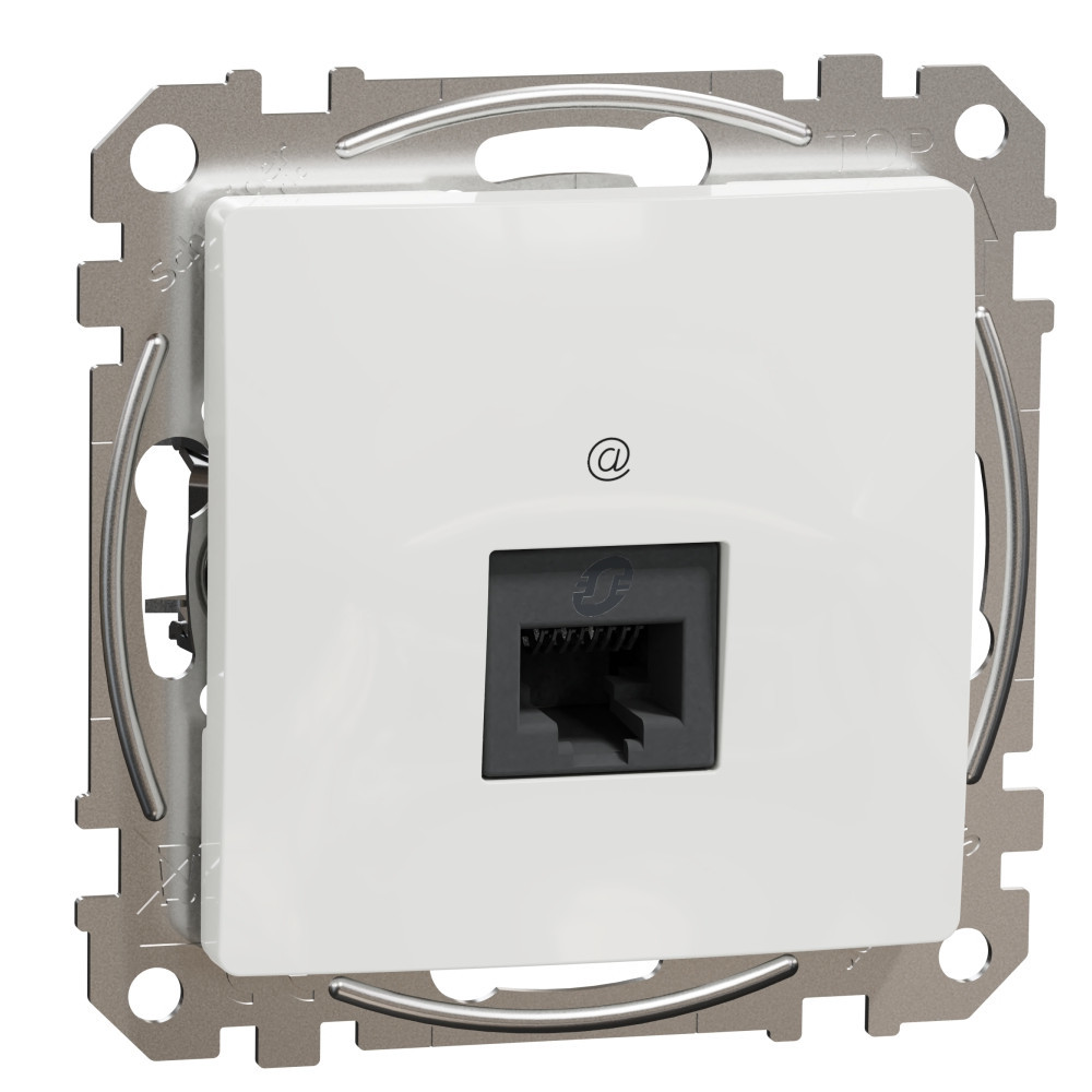 Розетка RJ45 UTP cat.6 Бял  - SCHNEIDER ELECTRIC Sedna Design SDD111461