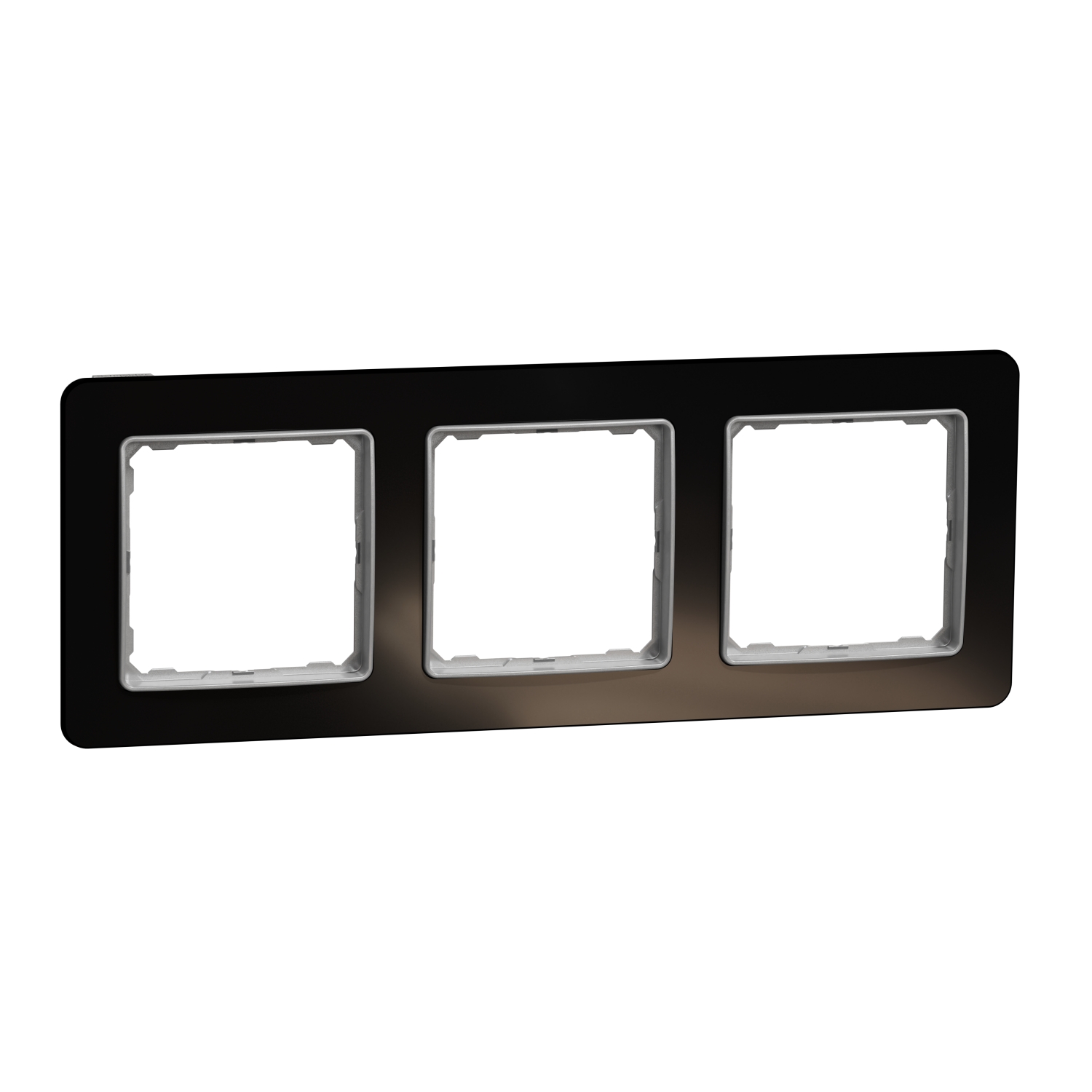 Рамка 3х Тъмно стъкло - SCHNEIDER ELECTRIC Sedna Elements SDD361803