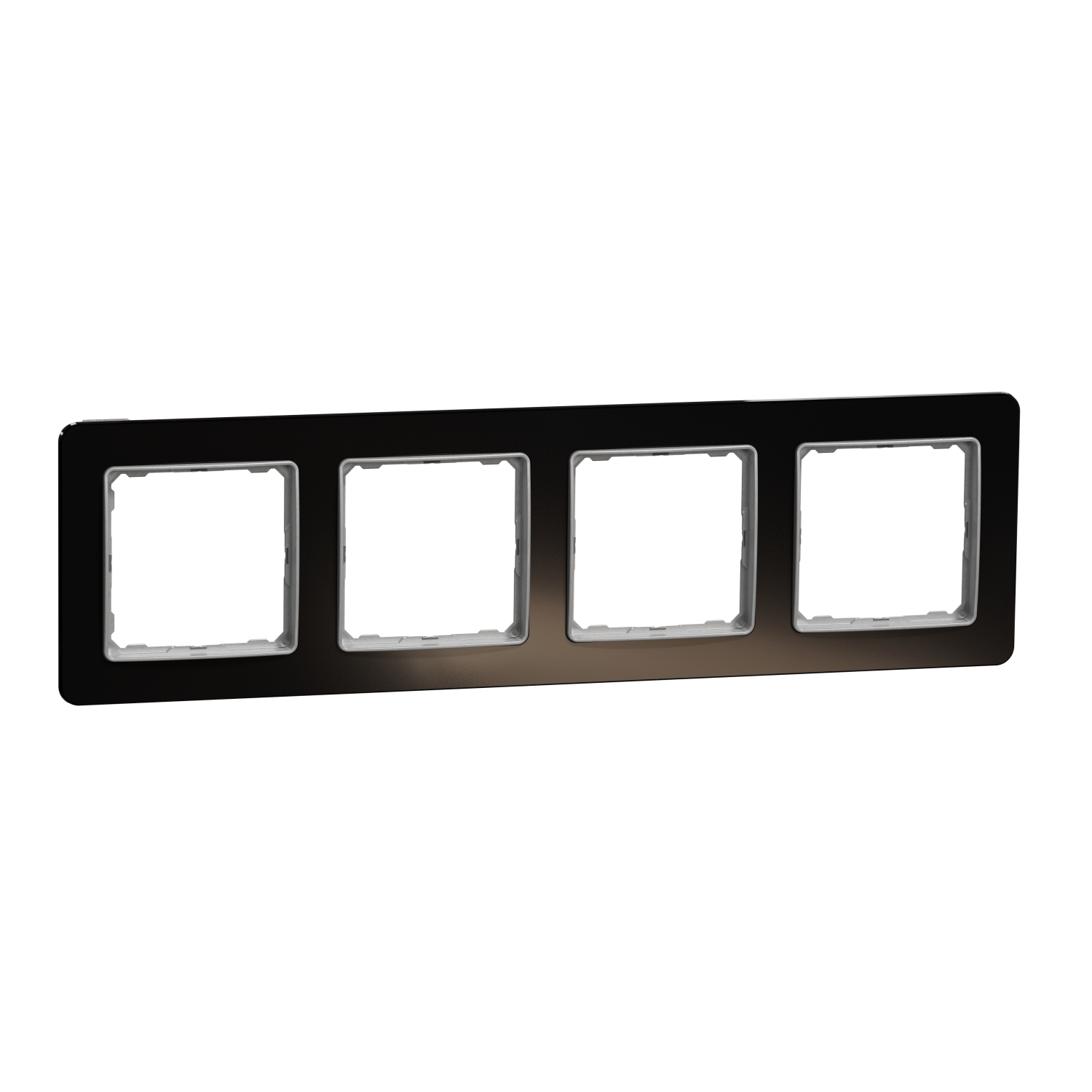 Рамка 4х Тъмно стъкло  - SCHNEIDER ELECTRIC Sedna Elements SDD361804