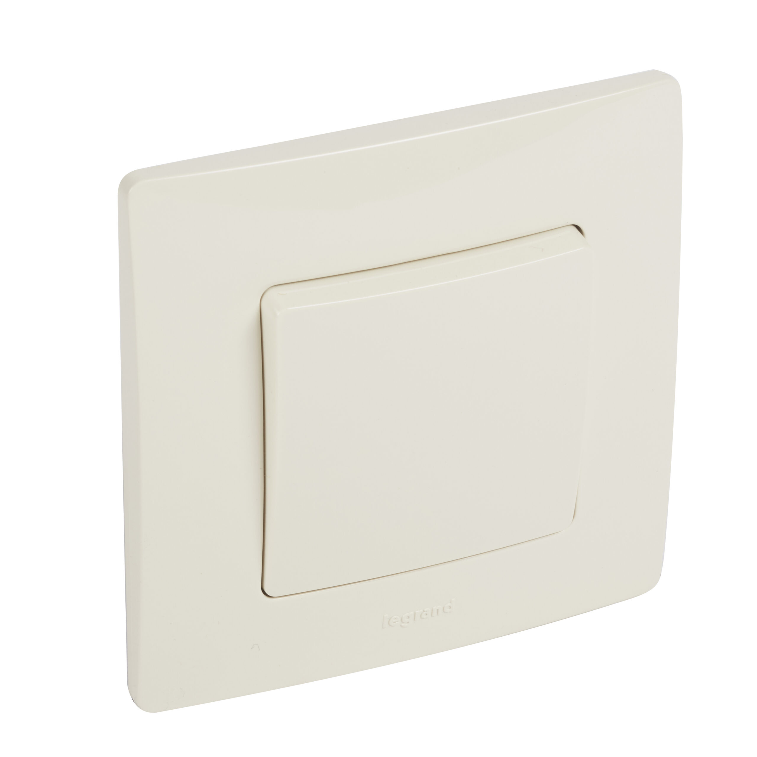 Ключ девиаторен с рамка 10A 250V Крем /блистер/ - Legrand Niloe 396451