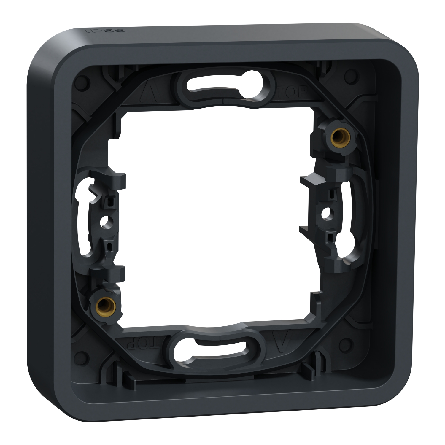 Рамка 1x Антрацит, за скрит монтаж IP55 - SCHNEIDER ELECTRIC Mureva Styl MUR34107