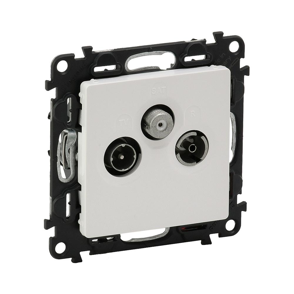 TV-R-SAT Розетка крайна 2400 MHz 10dB Бял - Legrand Valena Life 753164