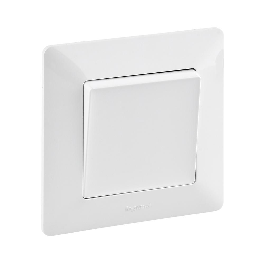 Блистер - Девиаторен ключ с рамка Бял - Legrand Valena Life 755736