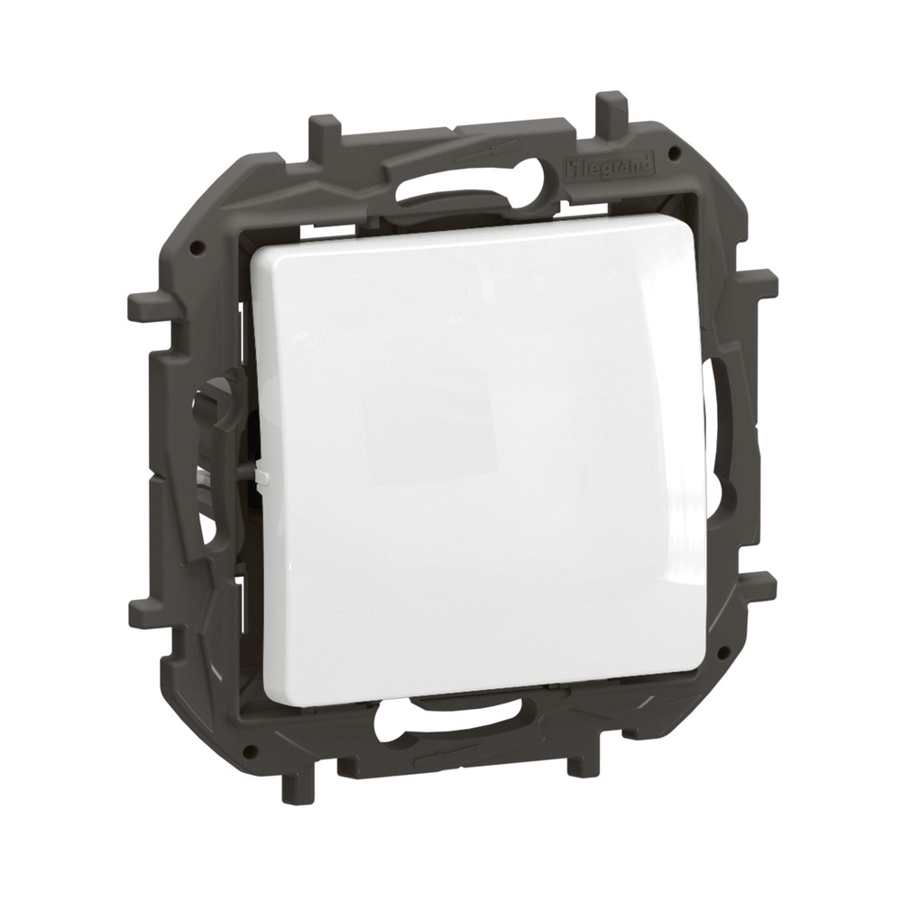 Еднополюсен ключ 10A Бял - Legrand Niloe New NP2110WH
