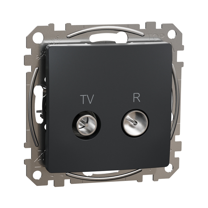 TV/R Розетка крайна 4dB Антрацит - Schneider Electric Sedna Design SDD114471R
