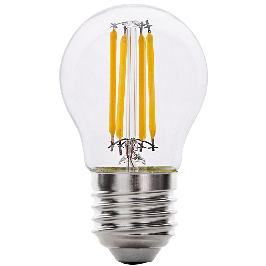 LED димиращ filament топка неутрална E27 220V-240V AC 360° 4W 4200K Filament