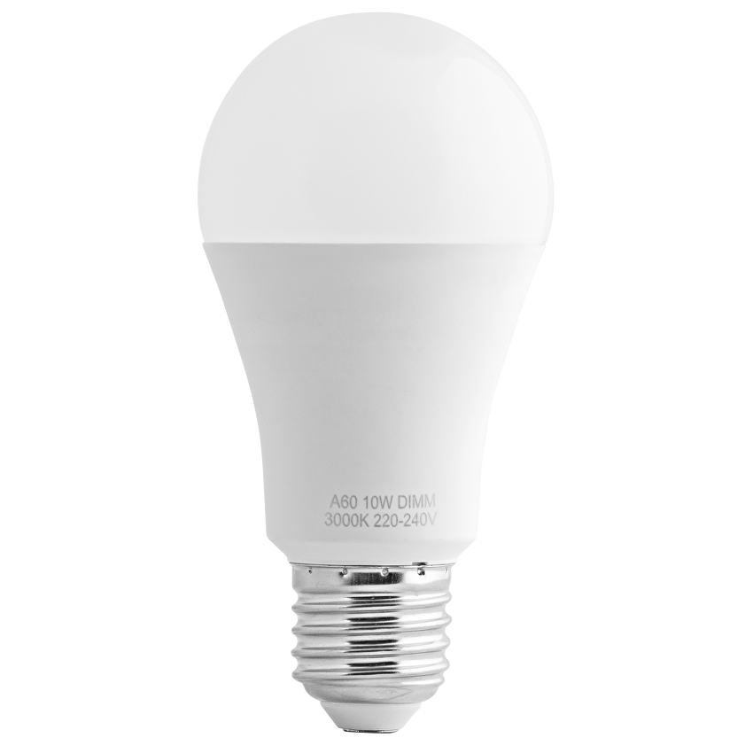 LED крушка димираща E27 220V-240V AC 200° 10W 4200K SMD 2835
