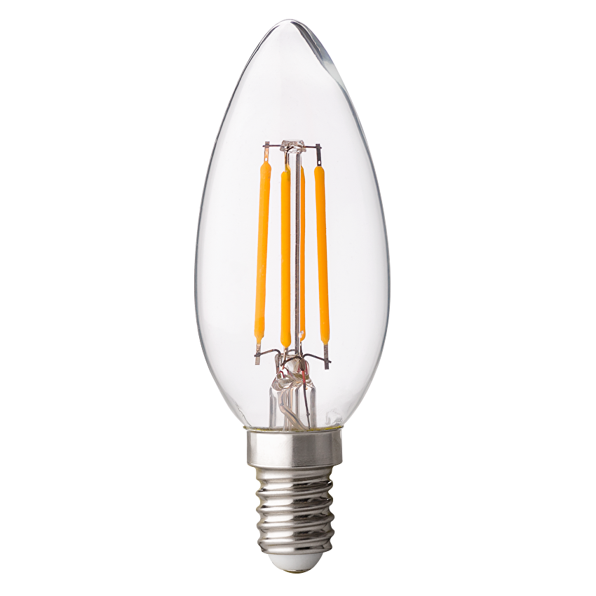 LED димиращ filament конус E14 220V-240V AC 360° 4W 2700K Filament
