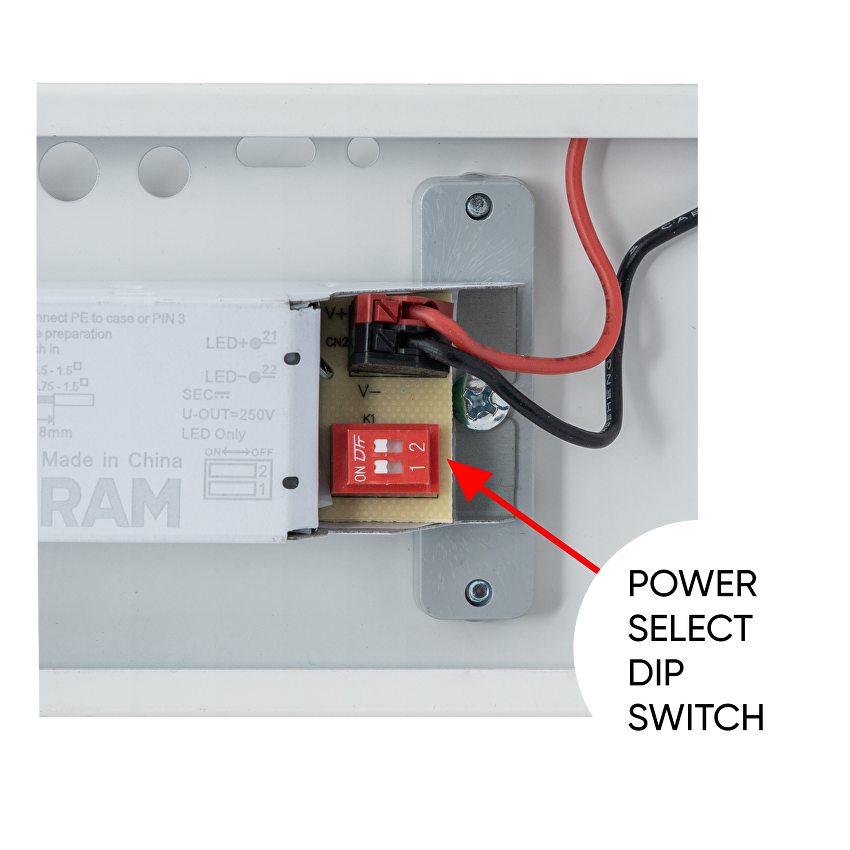 LED индустриално осв. тяло CCT 1.5м PC 220V-240V AC 120° 55W max 3000K/4000K/6500K SMD 2835 - Image 3